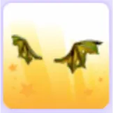 Green Zombie Bat Wings