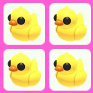 Rubber Ducky x4
