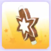 Gingerbread Star Eye Patch