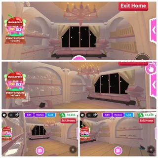 Dreamy Pink Tiny Grinding House