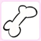 2D Bone Chew Toy (2D Kitty Update)