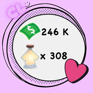 246 K Bucks + 308 Age Up Potion Account