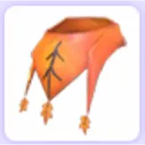 Orange Maple Leaf Scarf