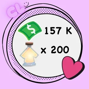 157 K Bucks + 200 Age Up Potion Account