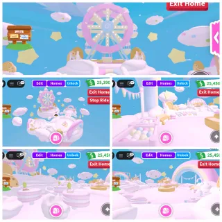 Floating Cotton Candy Park