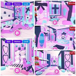 Pastel Goth Grinding Family House