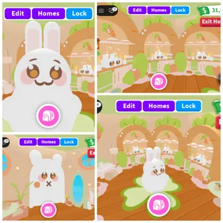 Bunny & Carrot Mini Grinding House