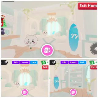 Soft Blue Chiikawa Tiny House