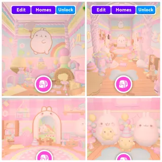 Cutecore Molang Themed Queenslander House