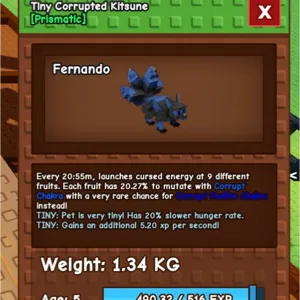 Tiny Corrupted Kitsune