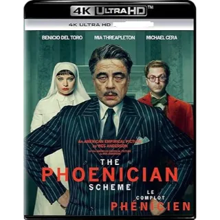 The Phoenician Scheme (2025) - 4K (Movies Anywhere) USA Digital Movie Code 