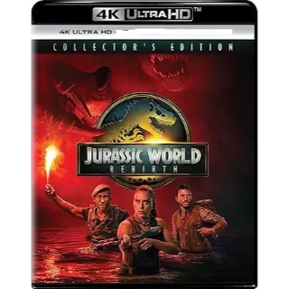 Jurassic World Rebirth 4k Movies Anywhere USA Digital Movie Code
