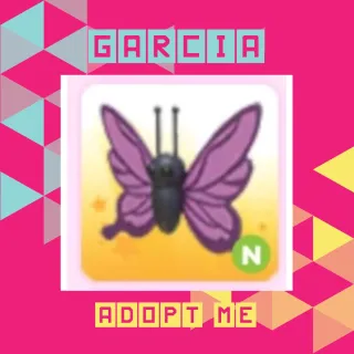 Neon Purple Butterfly