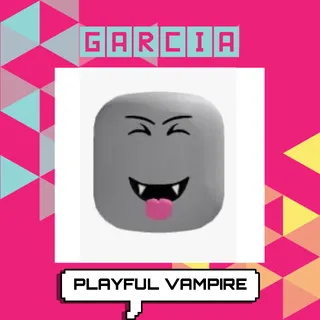 Playful Vampire Face Roblox Limited