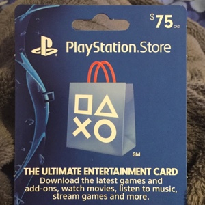  Sony PlayStation Gift Card $75 : Video Games