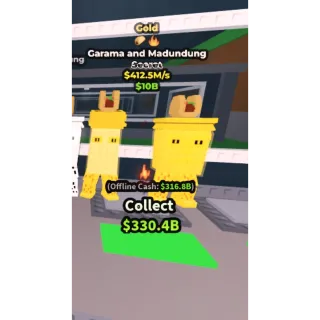 Gold Garama and madundung 412.5m/s