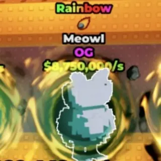 20x Rainbow OG Meowl 8.75M/S | Break a Lucky Block | Fast Delivery