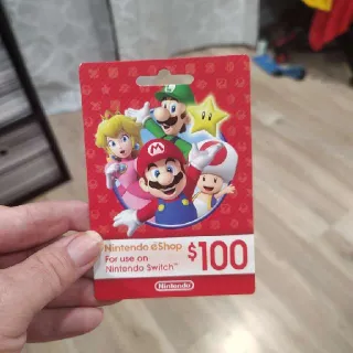 Nintendo Eshop 100.00