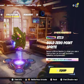Fortnite Gold Zero Point