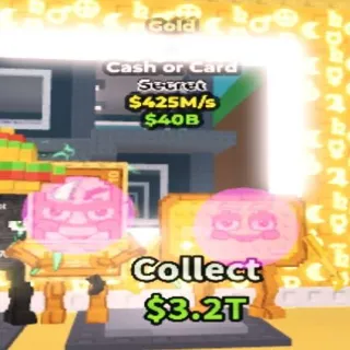 425M/s Gold Cash Or Card