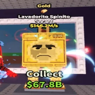 146.2M/s Gold Lavadorito Spinito