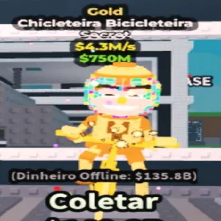 Gold Chicleteira Bicicleteira