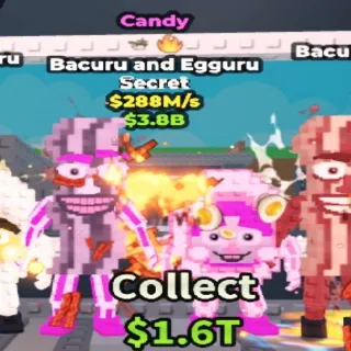 288M/s Candy Bacuru And Egguru