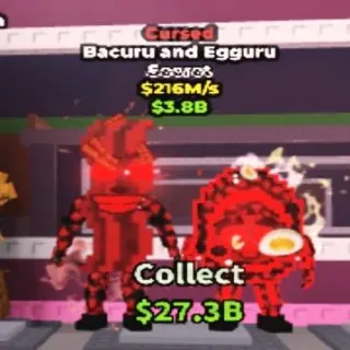 216M/s Cursed Bacuru And Egguru