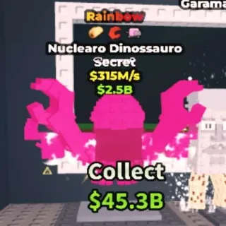 315M/s Rainbow Nuclearo Dinossauro