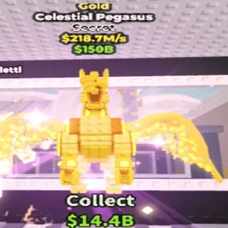 Gold Celestial Pegasus
