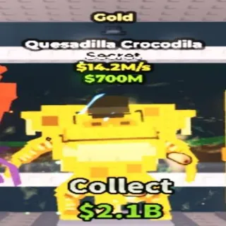 Gold Quesadilla Crocodila