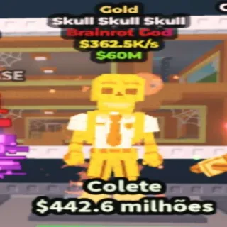 Gold Skull Skull Skull