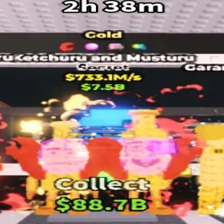 733.1M/s Gold Ketchuru And Musturu