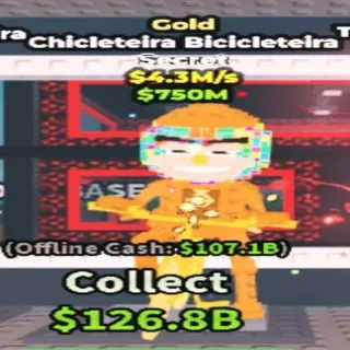 Gold Chicleteira Bicicleteira