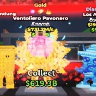 731.2M/s Gold Ventoliero Pavonero