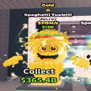 315M/s Gold Spaghetti Tualetti