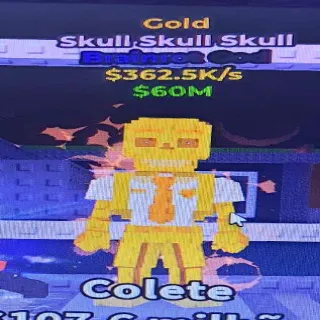 Gold Skull Skull Skull