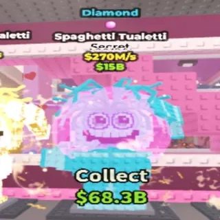 270M/s Diamond Spaghetti Tualetti