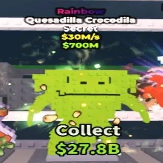 Rainbow Quesadilla Crocodila