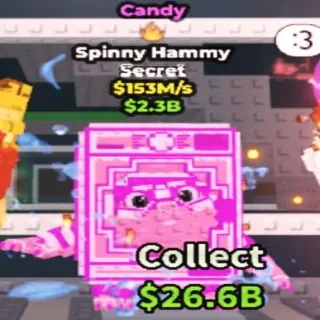 153M/s Candy Spinny Hammy