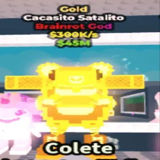 Gold Cacasito Satalito