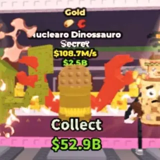 108.7M/s Gold Nuclearo Dinossauro 2 Traits