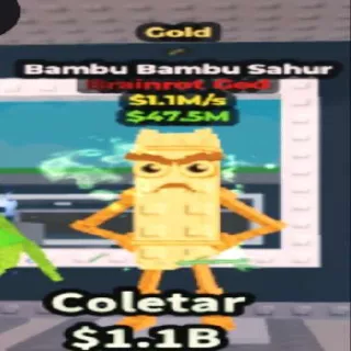 1.1M/s Gold Bambu Bambu Sahur Mutation
