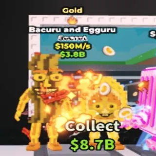 150M/s Gold Bacuru And Egguru