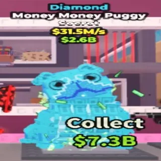 Diamond Money Money Puggy