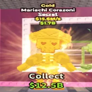 Gold Mariachi Corazoni