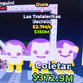 Gold Las Tralaleritas Bubble