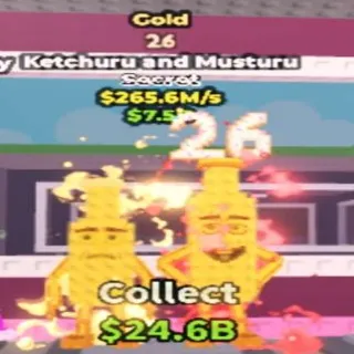 265.6M/s Gold Ketchuru And Musturu