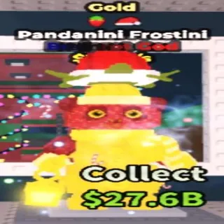 Gold Pandanini Frostini Strawberry