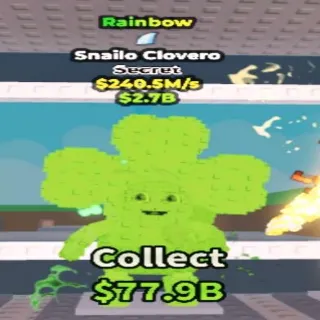 240.5M/s Rainbow Snailo Clovero